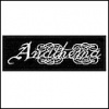 Prasowanka ANATHEMA białe logo