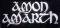 Prasowanka AMON AMARTH -logo white