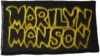 Prasowanka MARILIN MANSON logo