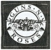 Naszywka GUNS N ROSES logo jeans