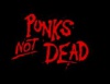 Naszywka Punks Not Dead - czerwień