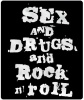 Naszywka Sex Drugs Rock\'n\'Roll